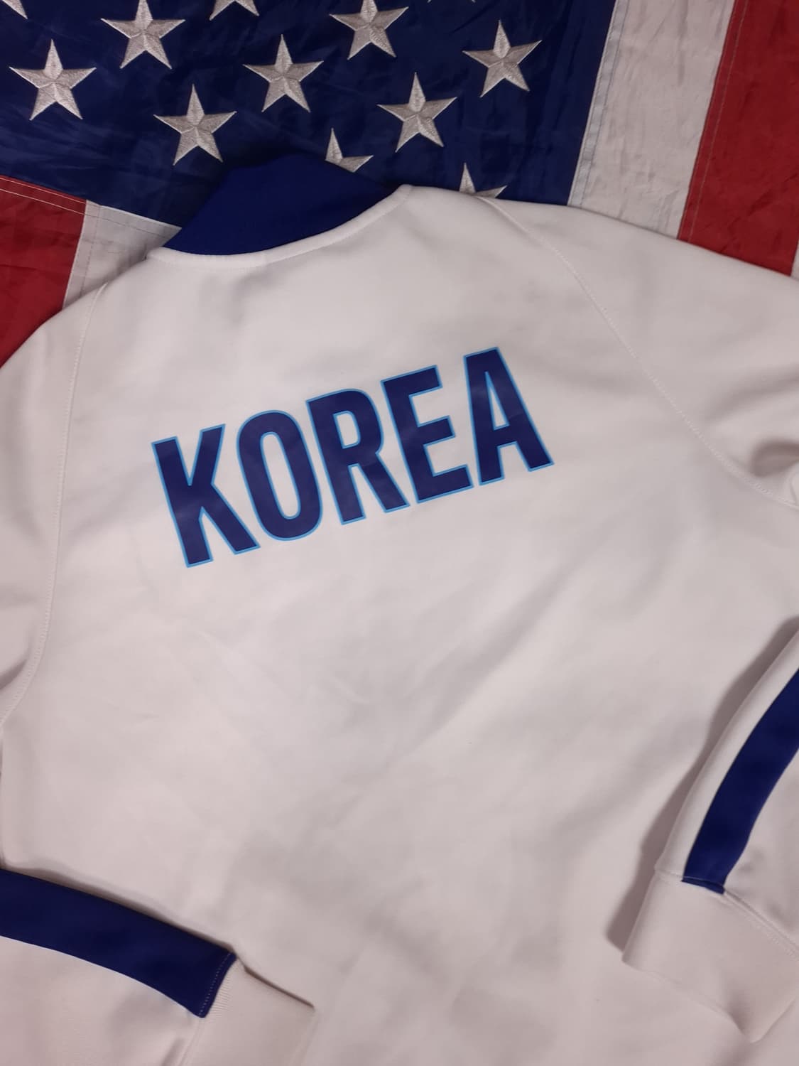 오리지날 나이키 국대 투웨이지퍼 화이트 져지 상품이미지2