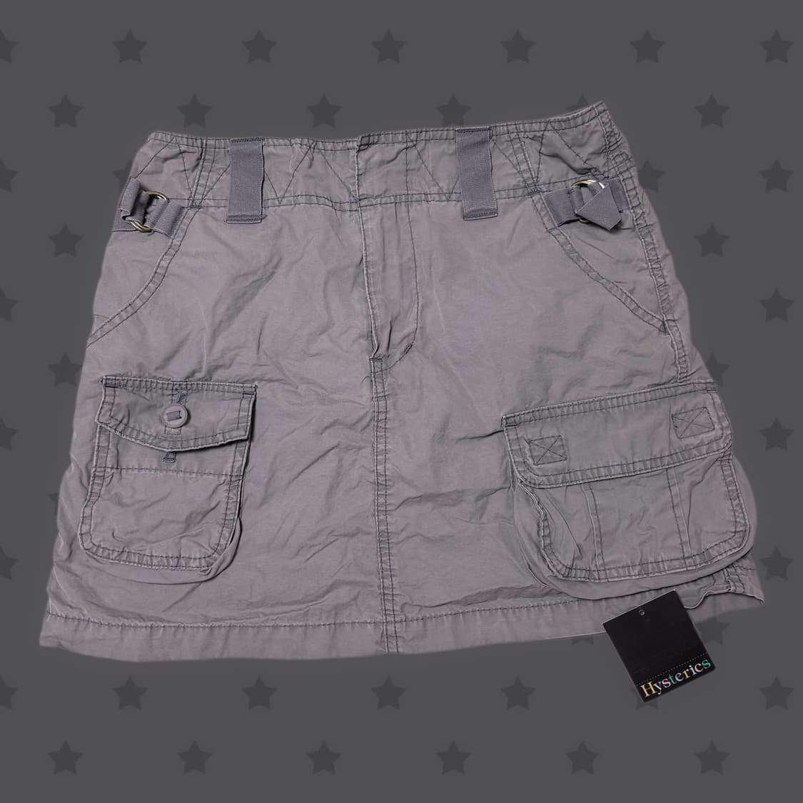 Hysteric Glamour 히글 펑크 대장 버클 포인트 그레이 스커트 상품이미지1