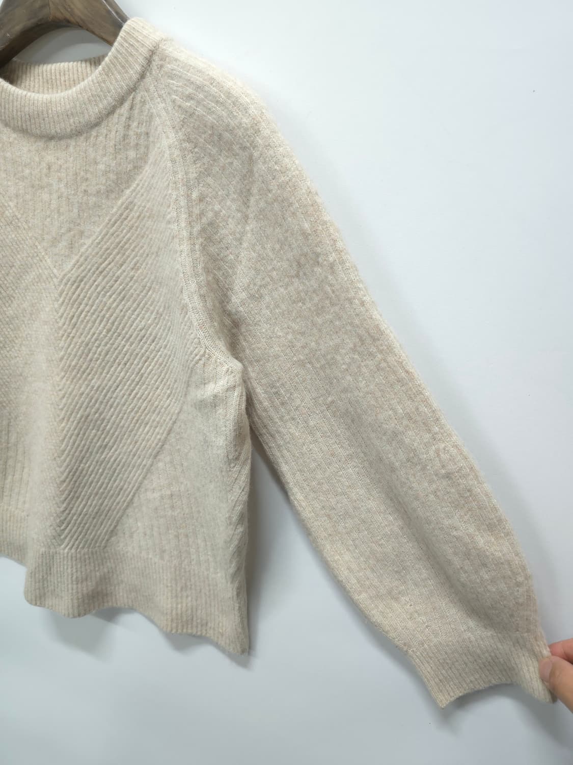 SYSTEM 아이보리 패턴니트 상품이미지3