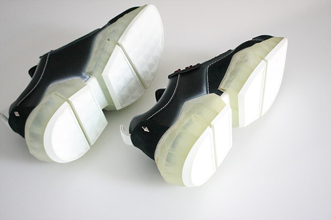 JIMMY CHOO 지미추 다이아몬드 블랙 가죽 스니커즈 새제품 상품이미지6