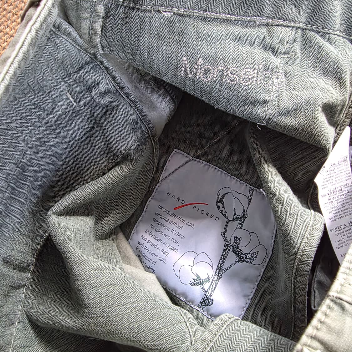 Handpicked 핸드픽드 역작 이탈리안 최상급 코튼 카고 치노 팬츠  상품이미지8