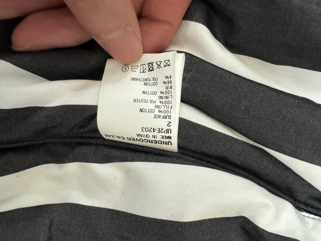 [2] 언더커버 패치 퀼팅 봄버 자켓 상품이미지8