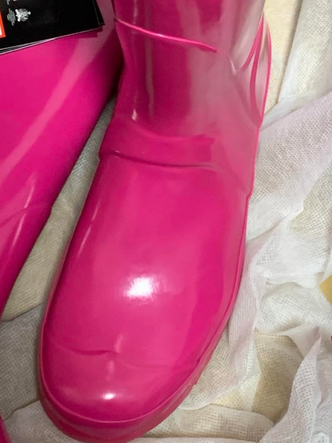 헌터 레인부츠 톨 핑크 255 uk7 상품이미지5