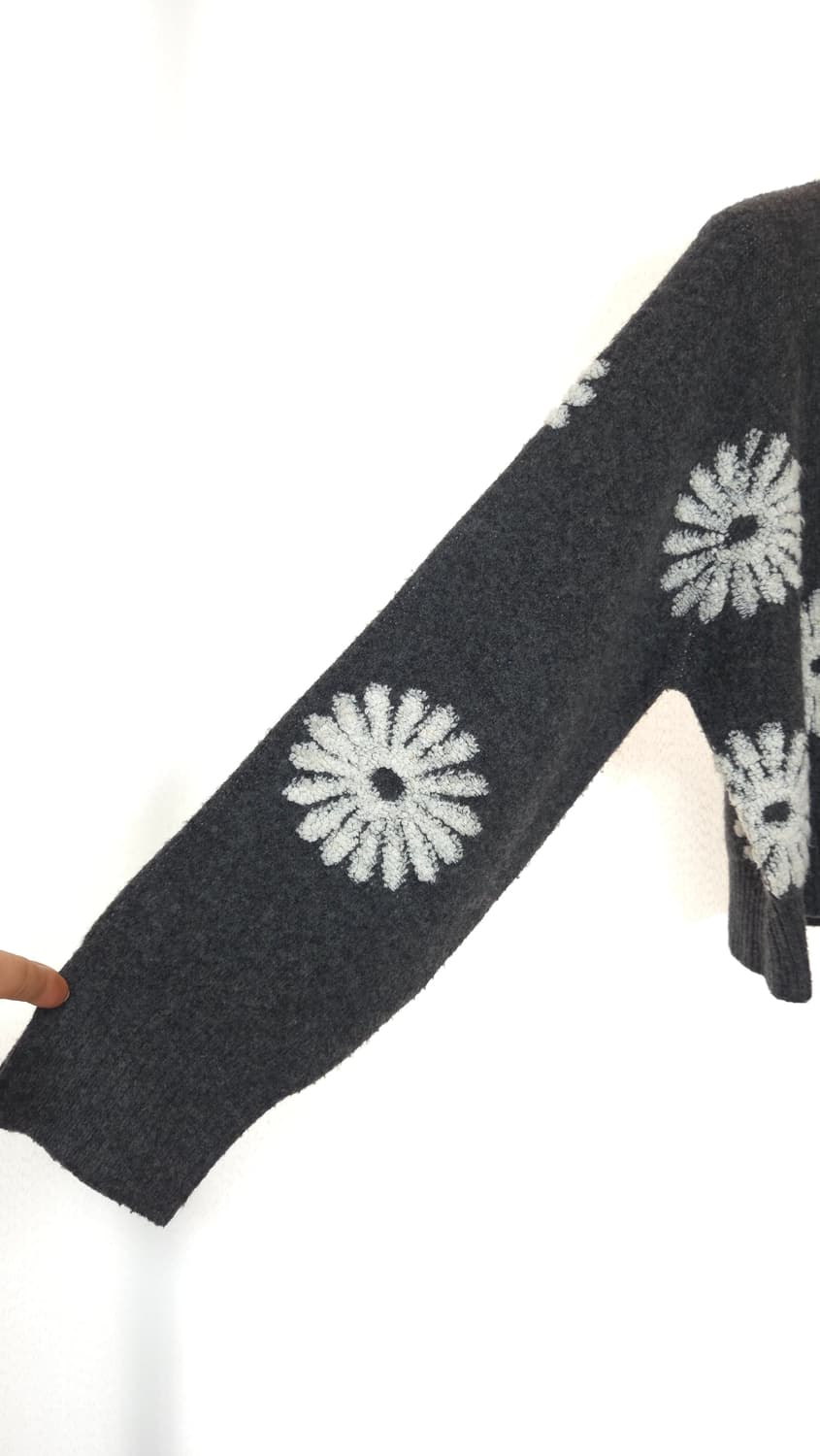 산드로 데이지 크롭 울 니트 1 사이즈 상품이미지6