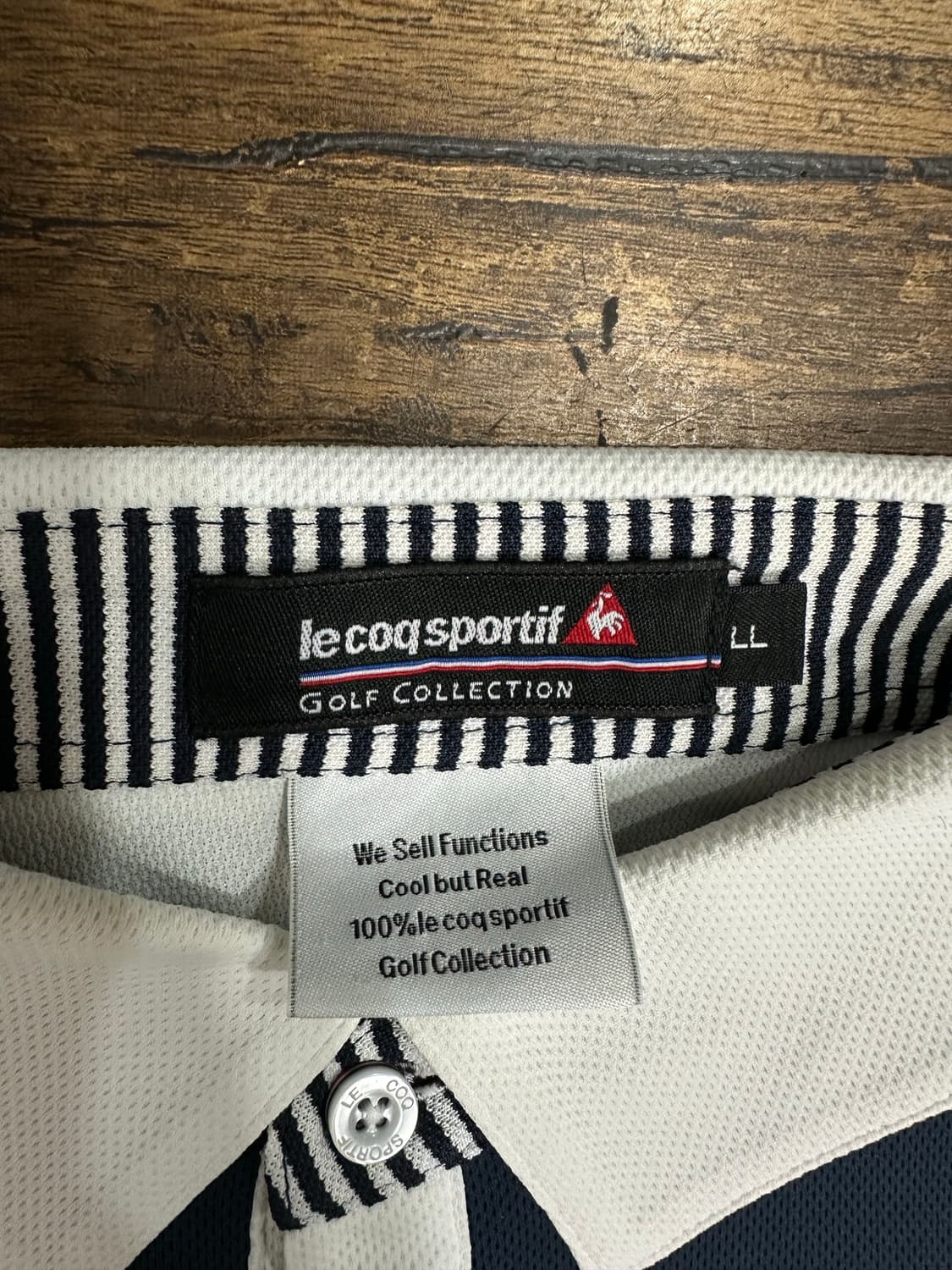 르꼬끄골프 남성 카라티 LL 네이비/화이트 새제품 상품이미지5