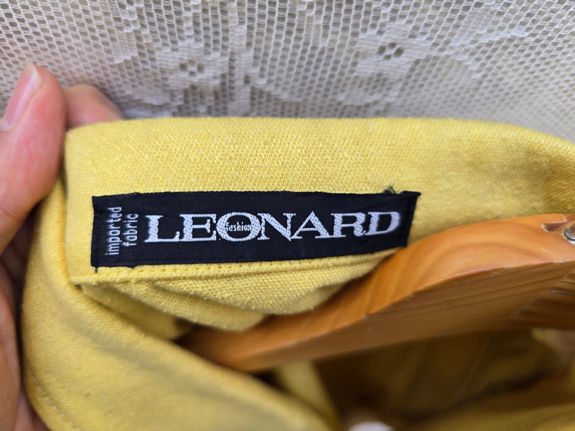 80-90s 레오나드 실크 투피스 상품이미지6