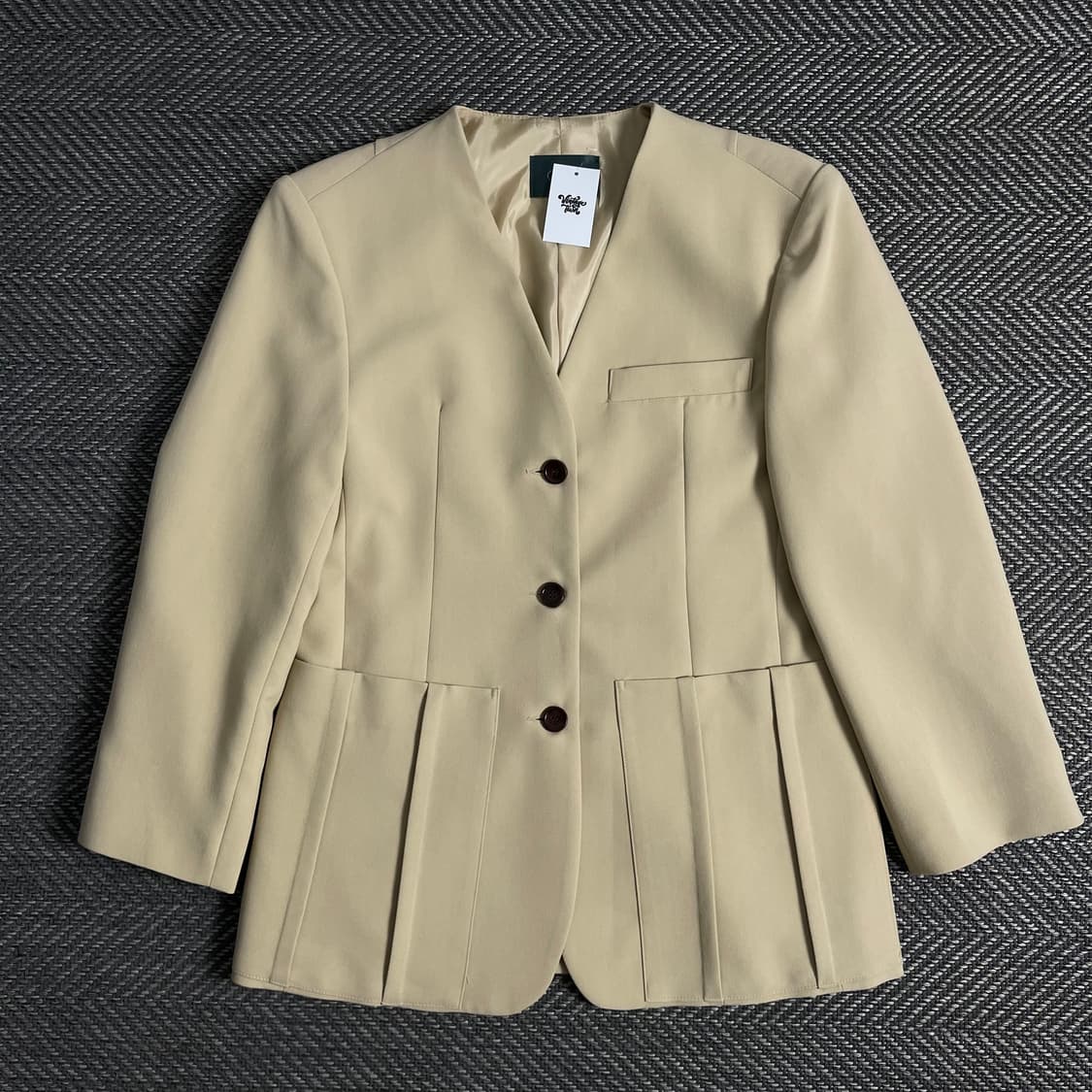 SLUB 우먼스 미니멀 블레이저 자켓 o 3369 상품이미지1