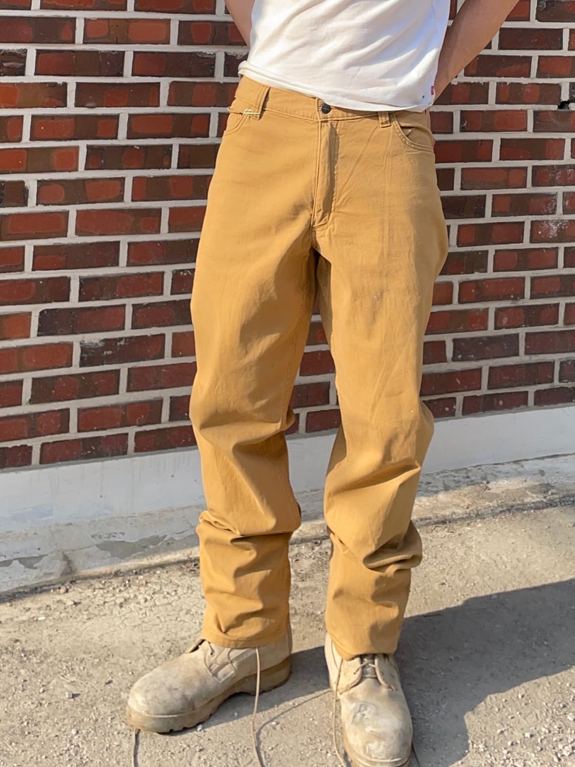 칼하트 카멜 워크 카펜터 팬츠 상품이미지3