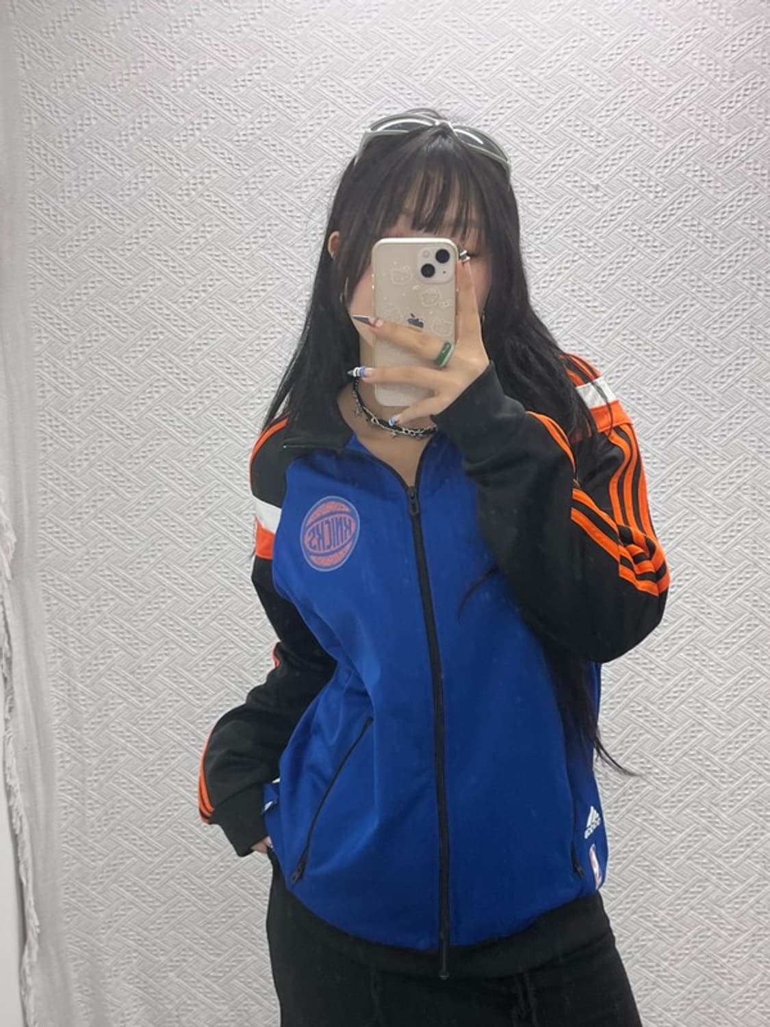 아디다스 NBA 뉴욕닉스 트랙탑 져지 집업 105 C05999 상품이미지2