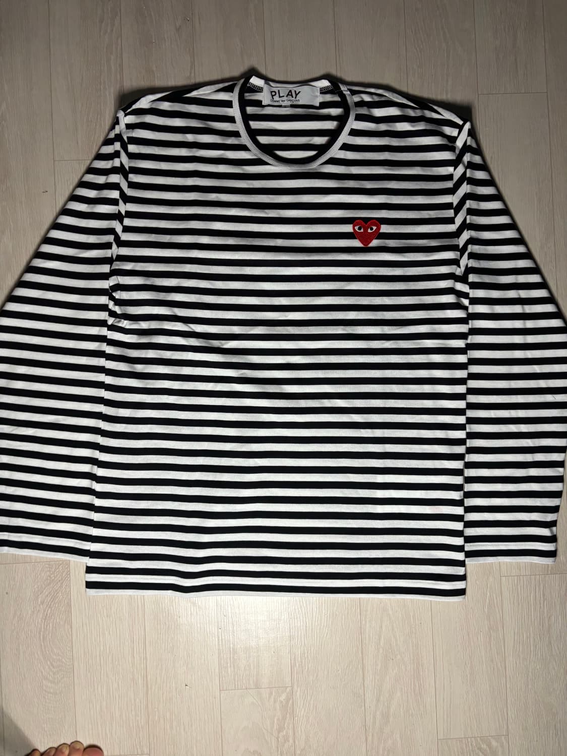 (정품)(급처)꼼데가르송 롱슬리브 상품이미지1