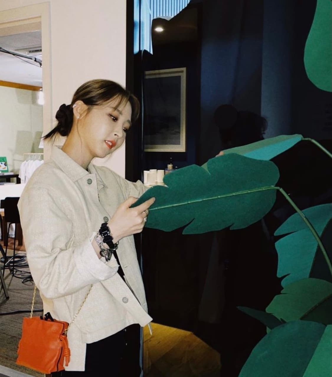 로에베 애나그램 자카드 버튼 자켓 38 상품이미지5