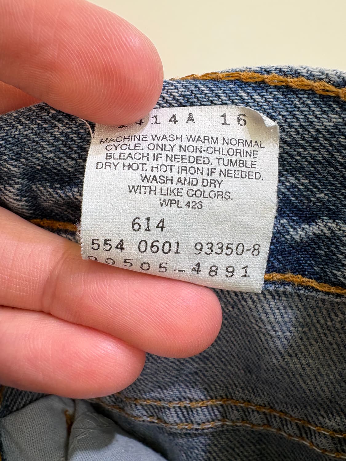 90's LEVIS 505 (Made in USA) 데님팬츠 상품이미지8