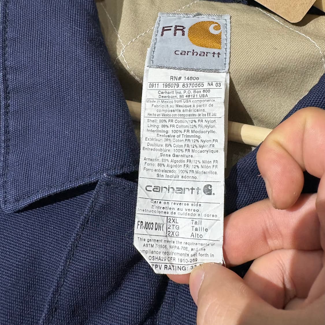 칼하트 FRJ003 빈티지 워크자켓 상품이미지2