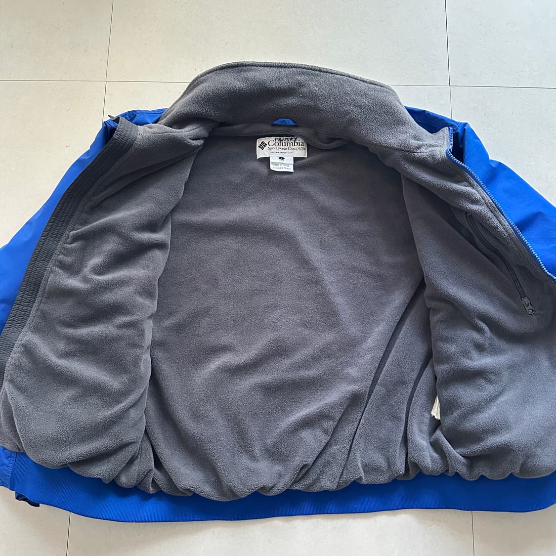 90s 빈티지 컬럼비아 블루 쓰리시즌 플리스 웜버 자켓 L 상품이미지5