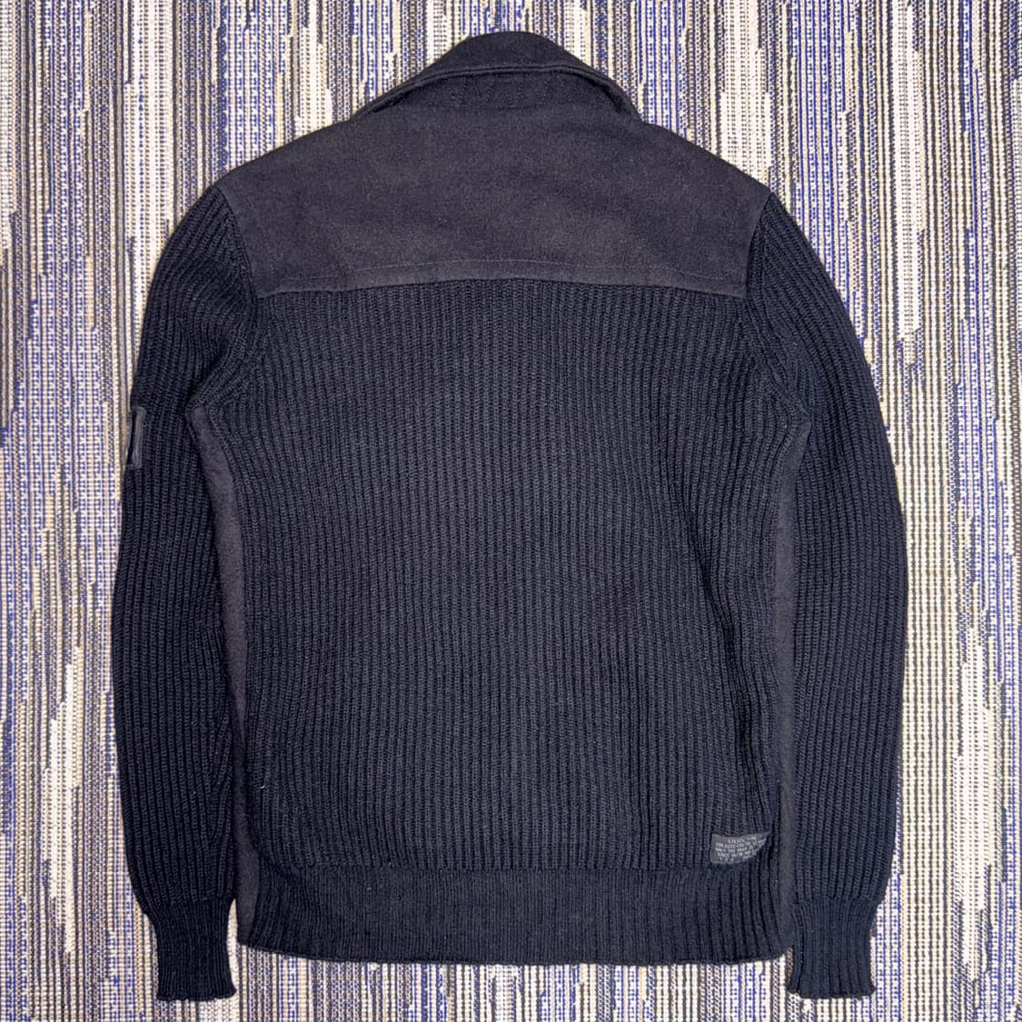 디젤 울 니트 콤비 피코트 상품이미지2