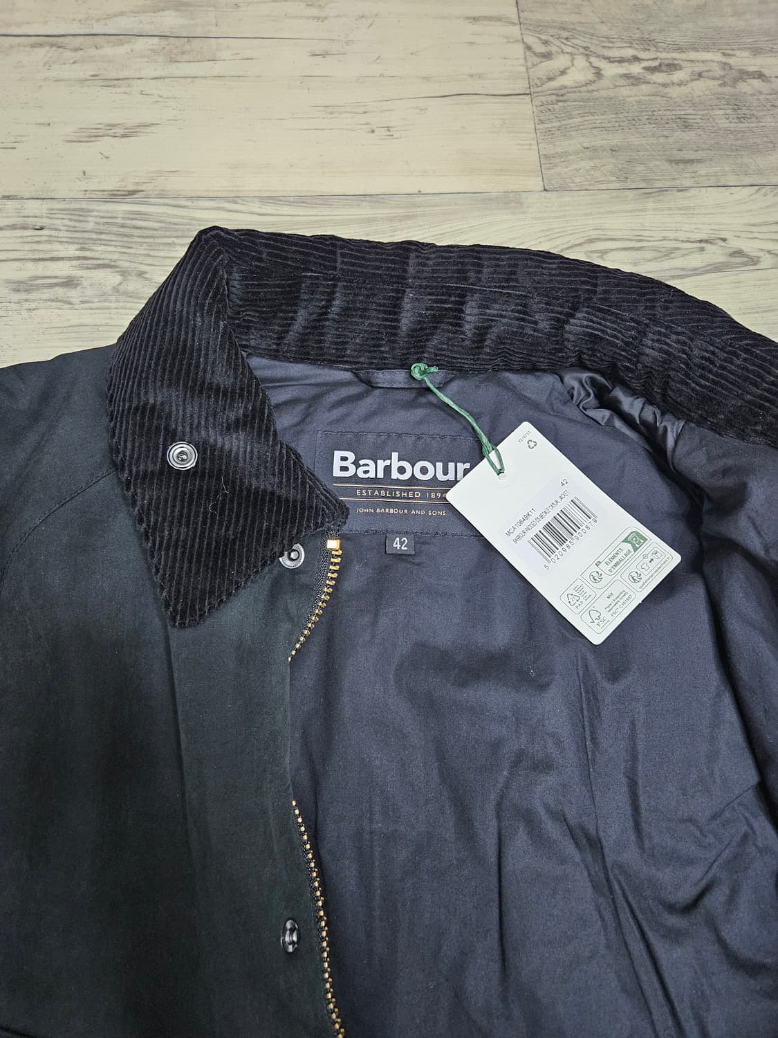 (xl 42)바버 비데일 패디드 캐주얼 자켓 패딩자켓 [새상품] 상품이미지8