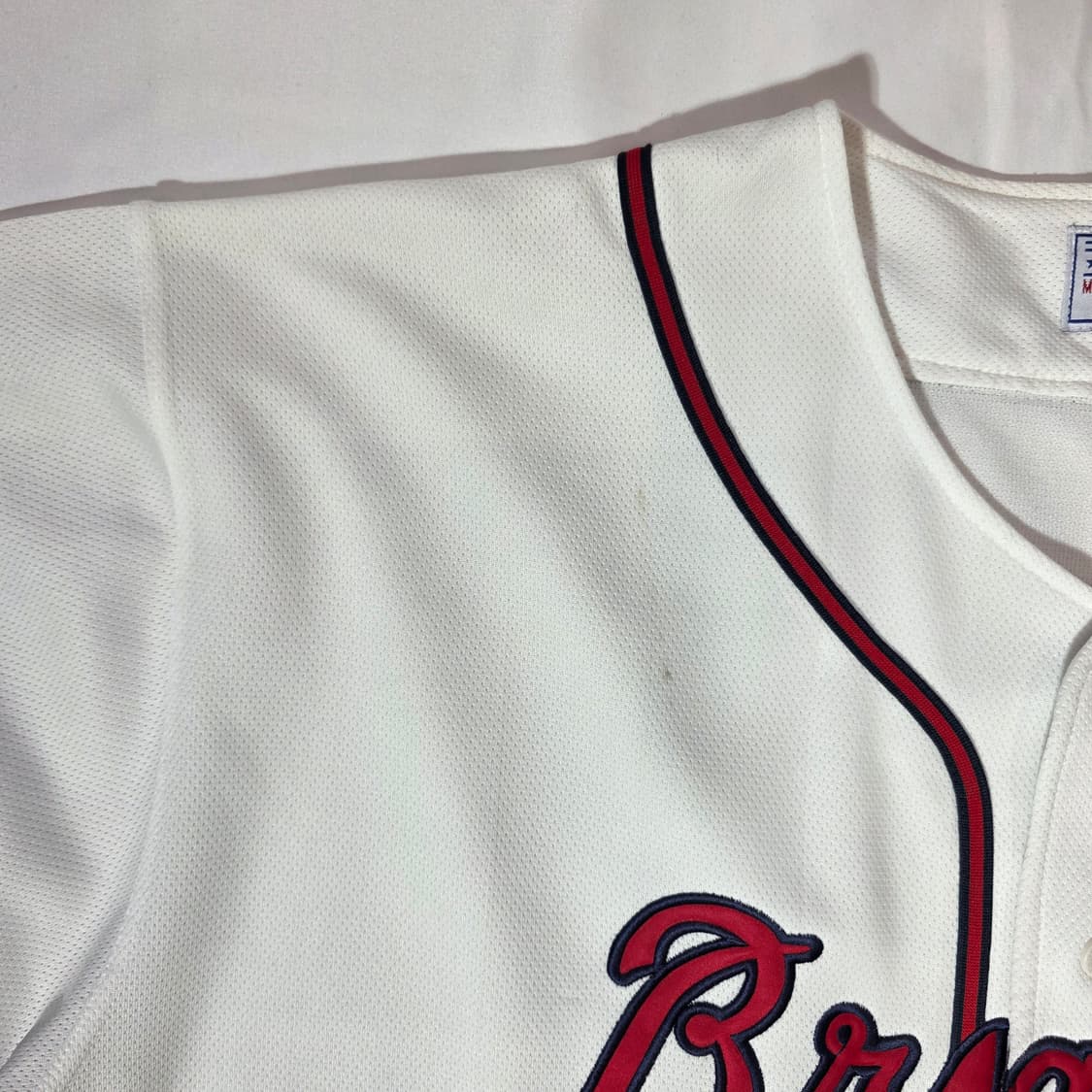 [2XL]스타터 STARTER MLB 애틀란타 브레이브스 베이스볼 져지 상품이미지3