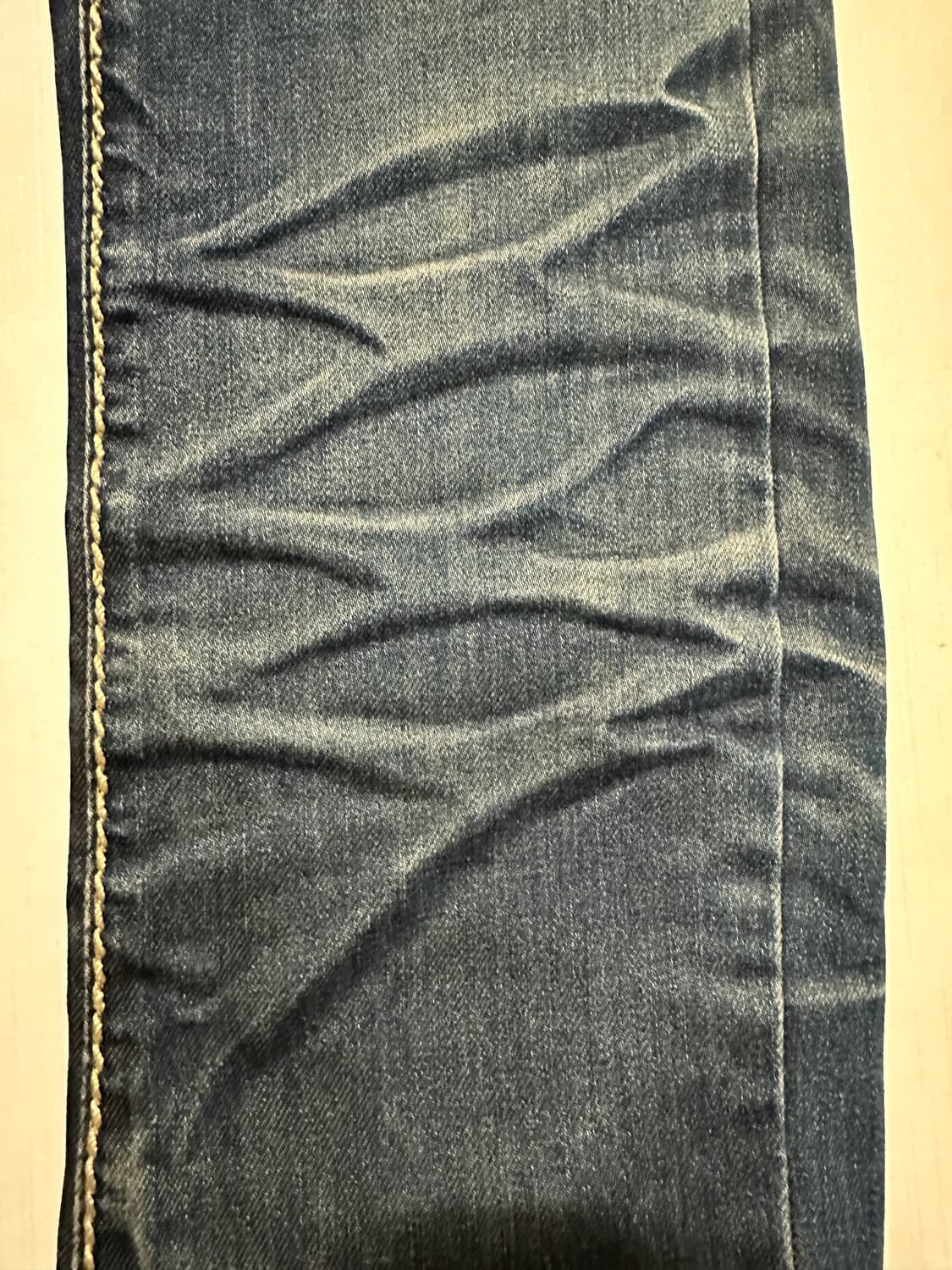 Japanese curve washed denim 상품이미지4