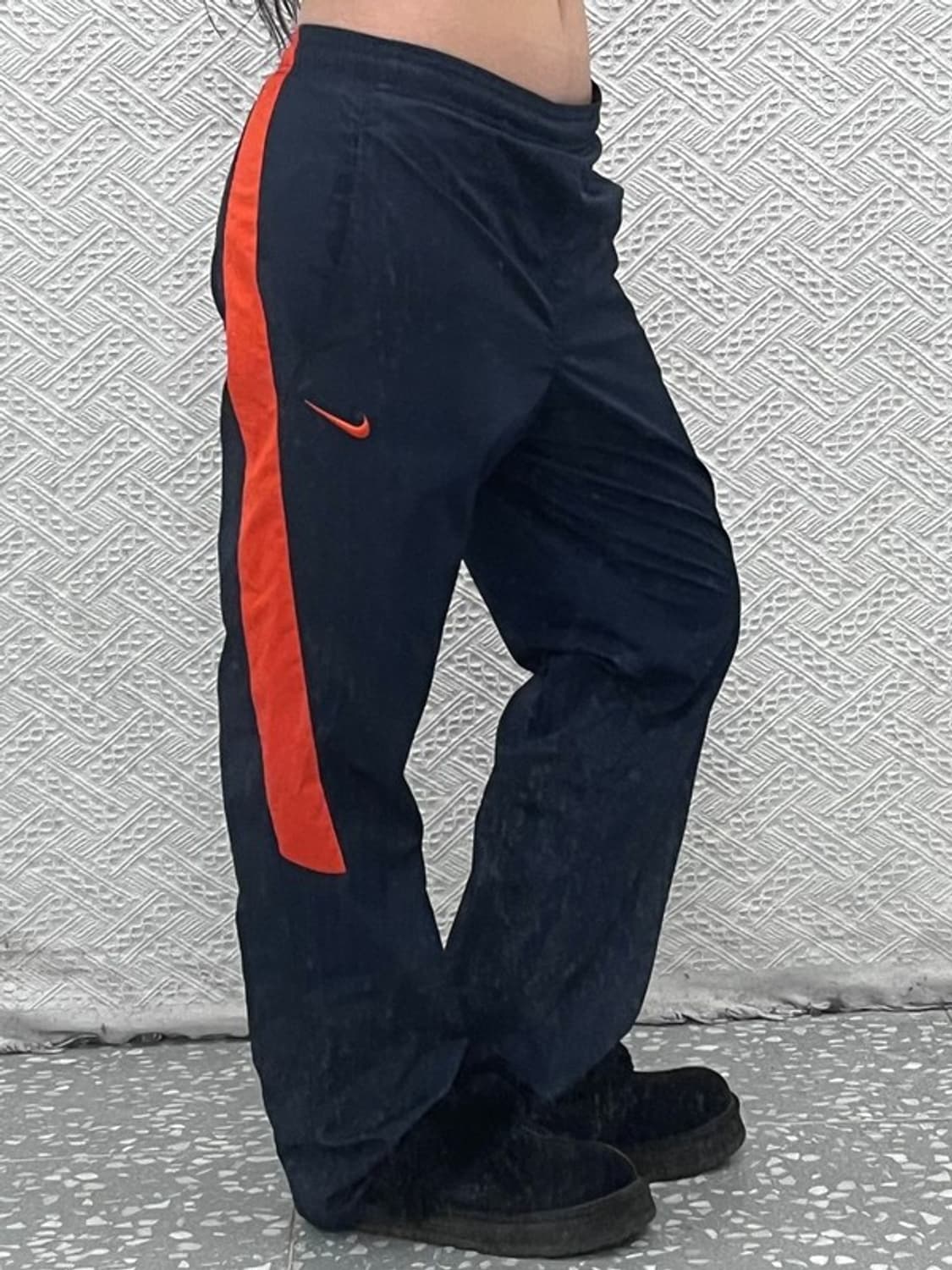 나이키 빈티지 레트로 오렌지 라인 트랙팬츠 M C07069 상품이미지1