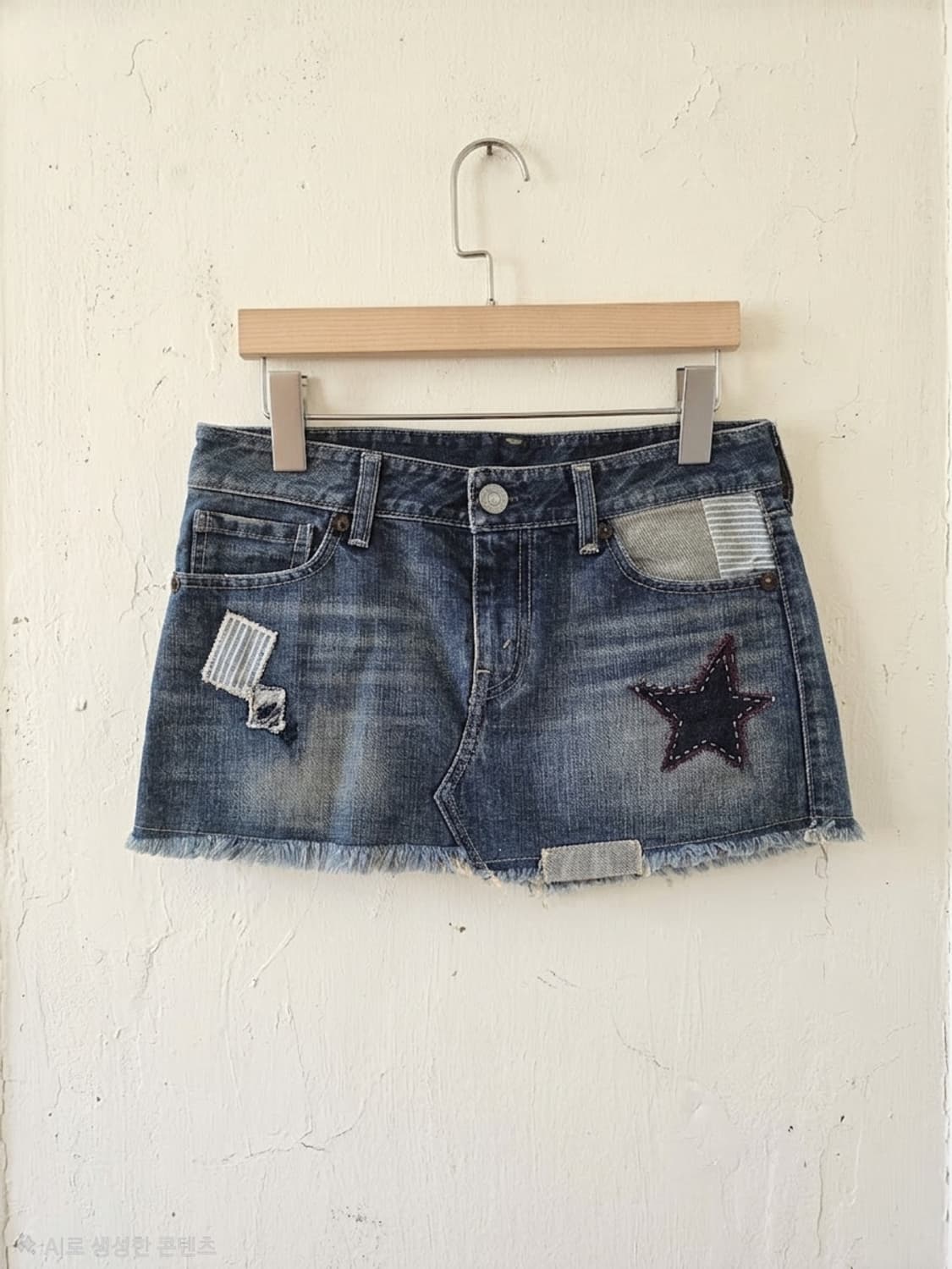 리바이스 패치 데님 미니 스커트 W25 상품이미지1