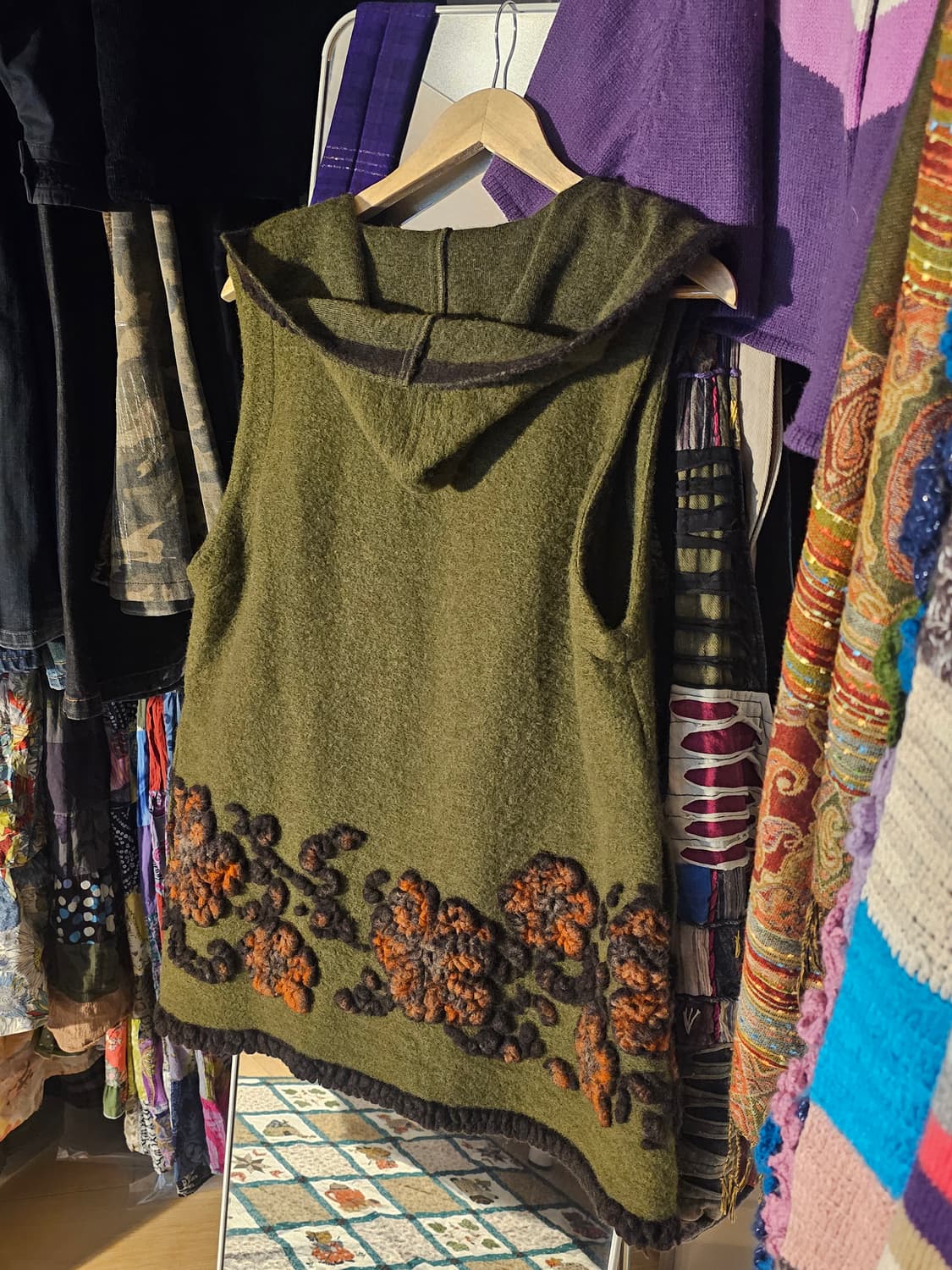 독버섯 후드 베스트 상품이미지2