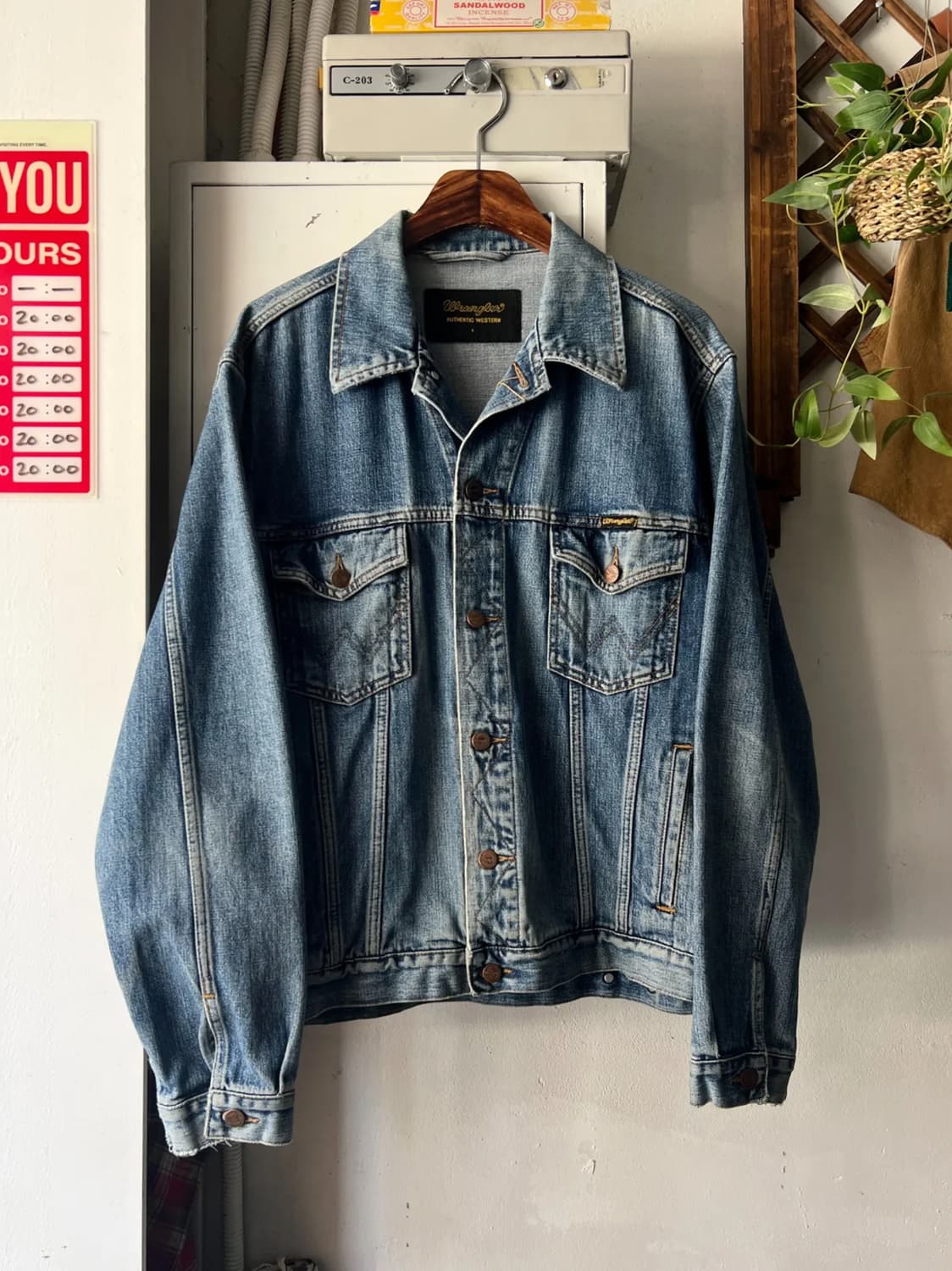 [L]Wrangler USA 랭글러 웨스턴 데님 트러커 자켓 상품이미지1