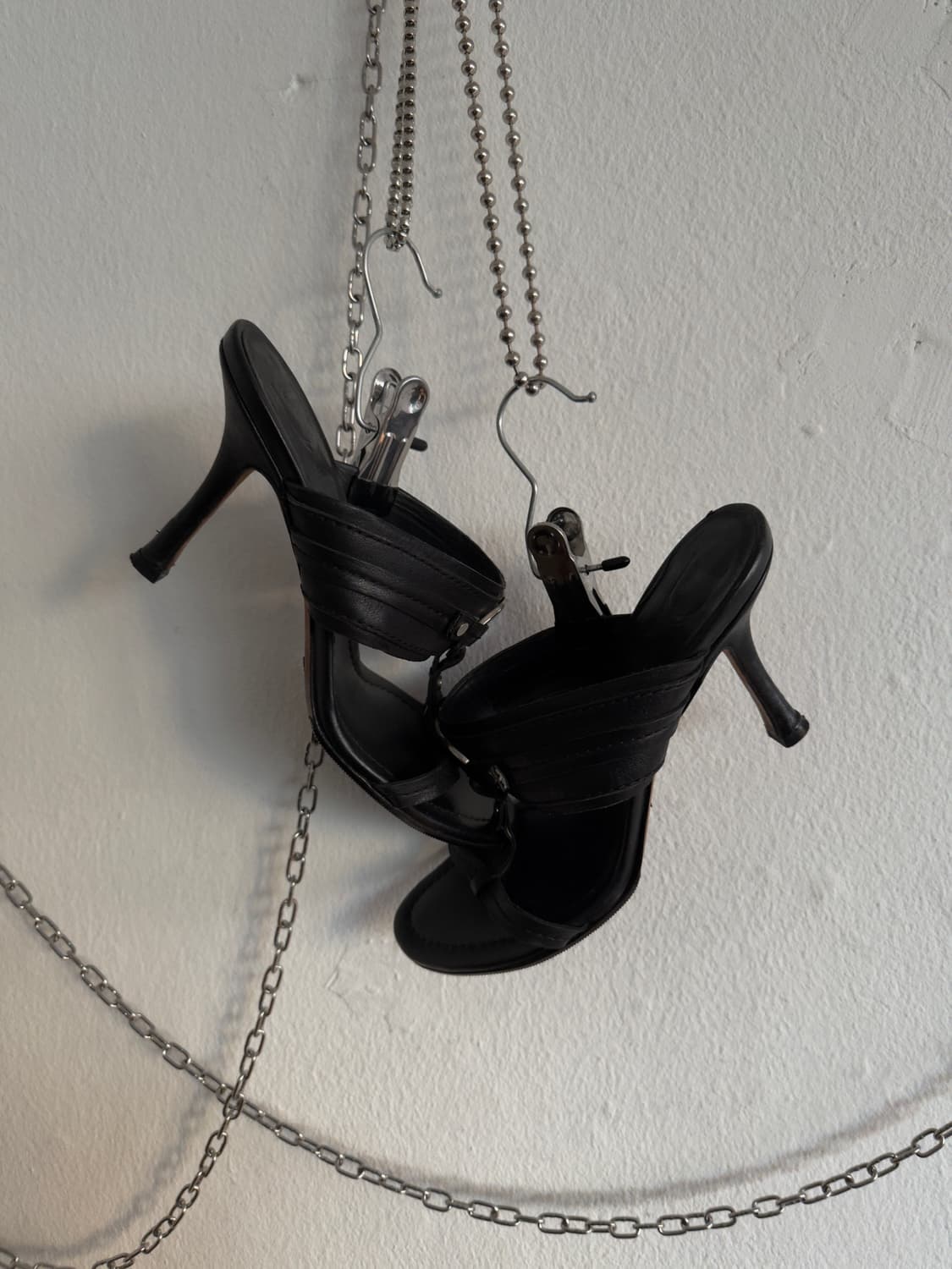 디올 존갈리아노 CD로고 참 뮬타입 힐 상품이미지2