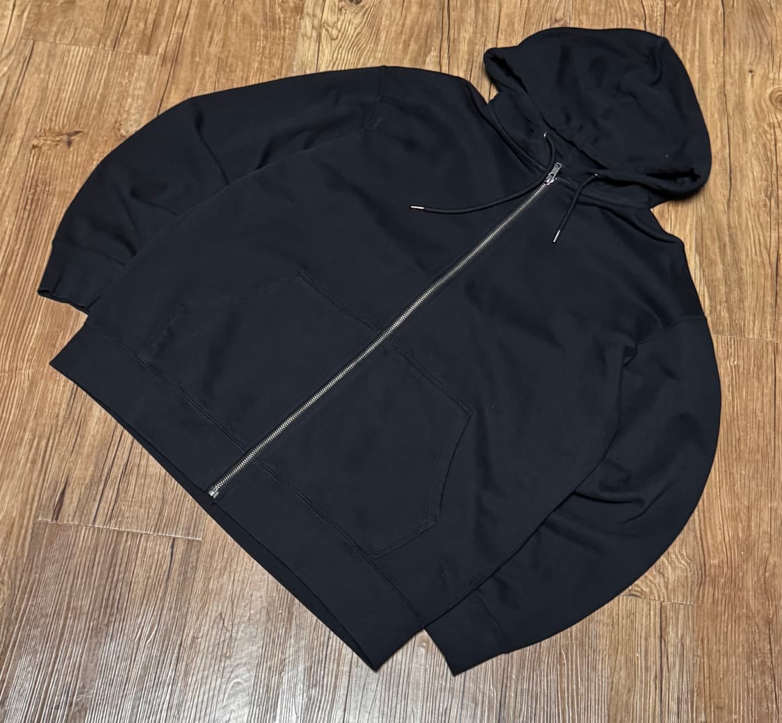 유니클로 코튼 오버핏 후드 집업 상품이미지1