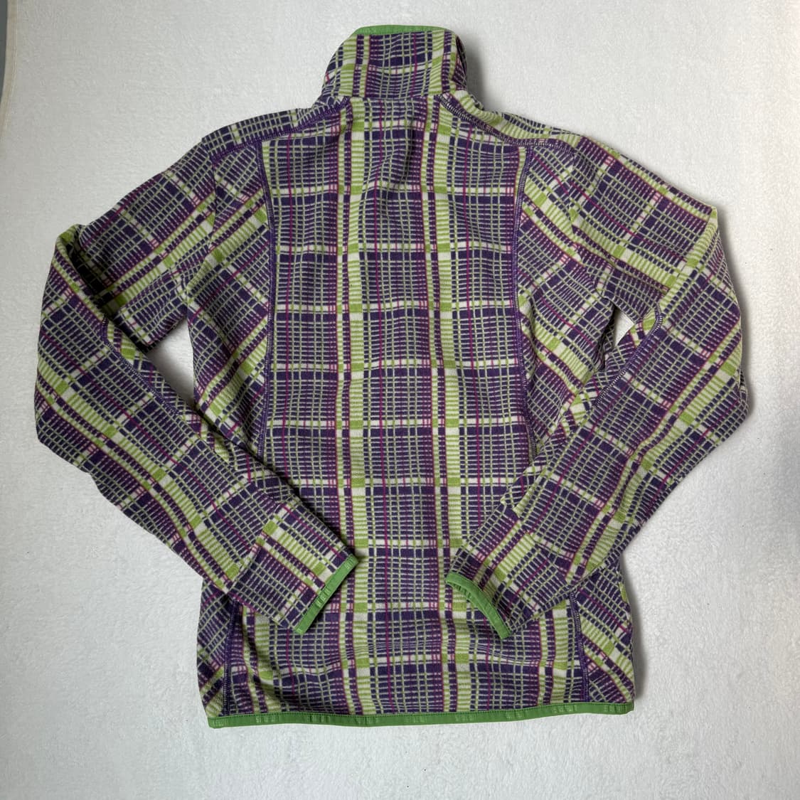 M 살레와 체크패턴 플리스 자켓 0310T 상품이미지2