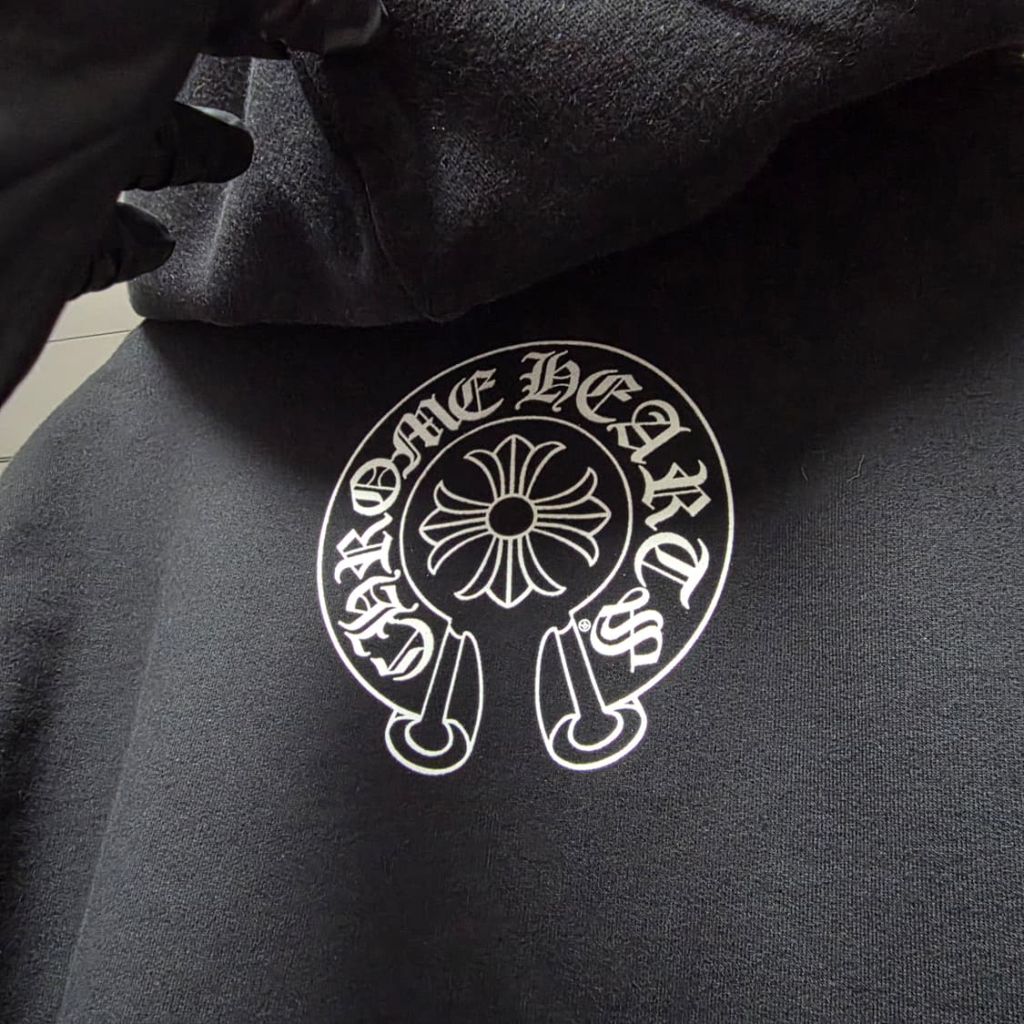 {클로젯}[M][백화점판]크롬하츠 티바로고 홀스슈 플로랄 후드집업 상품이미지4