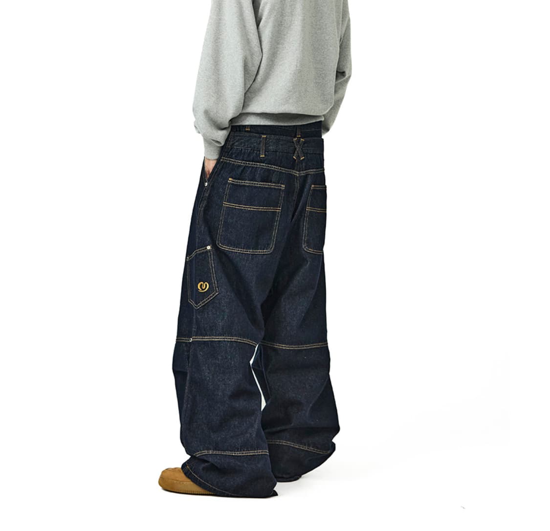 밈더워드로브 더블 레이어드 데님팬츠 /새상품 상품이미지4