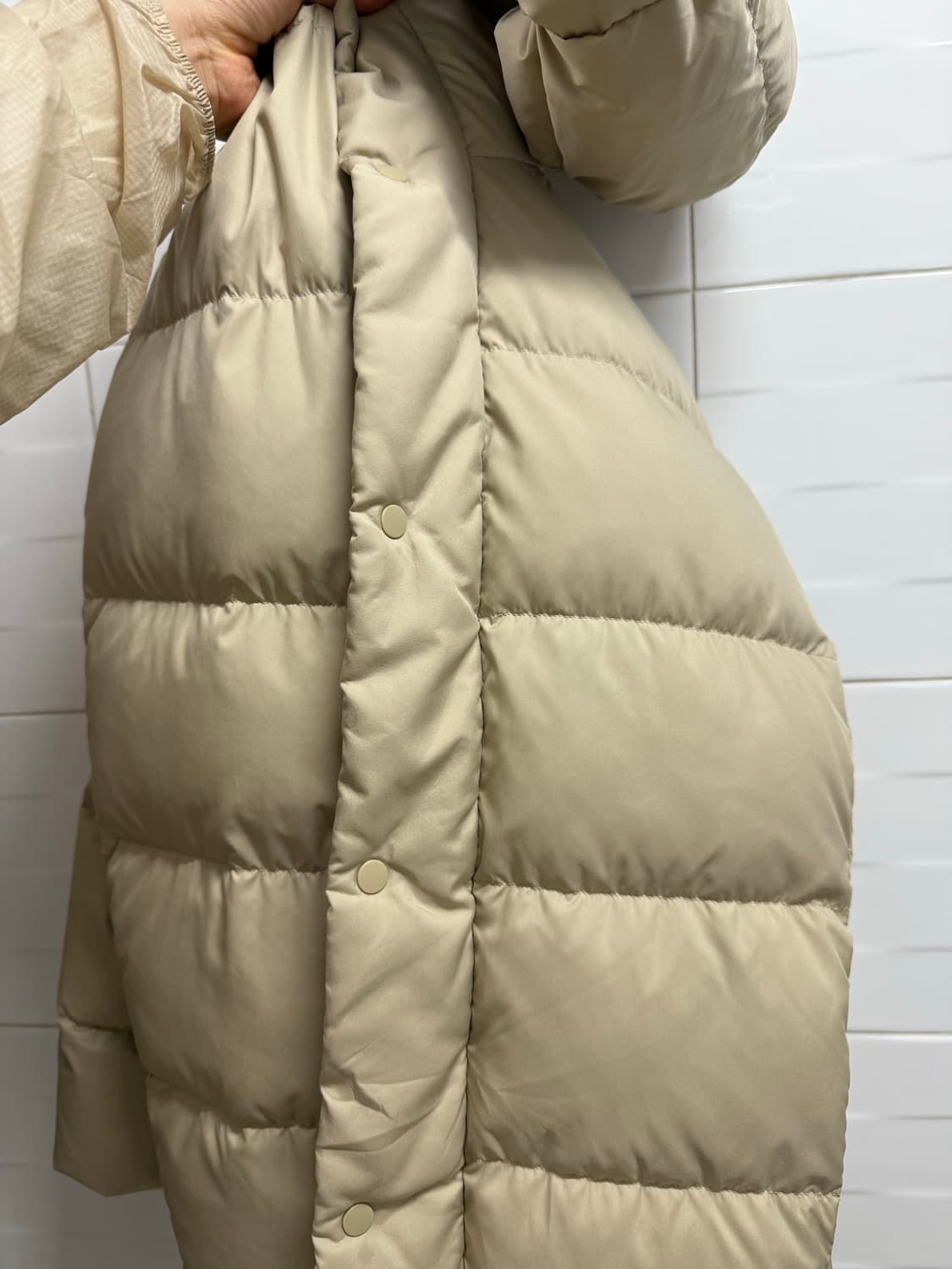 룰루레몬 원더퍼프 패딩 M사이즈입니다. 구스다운이라서 엄청 룰루레몬 원더 상품이미지2