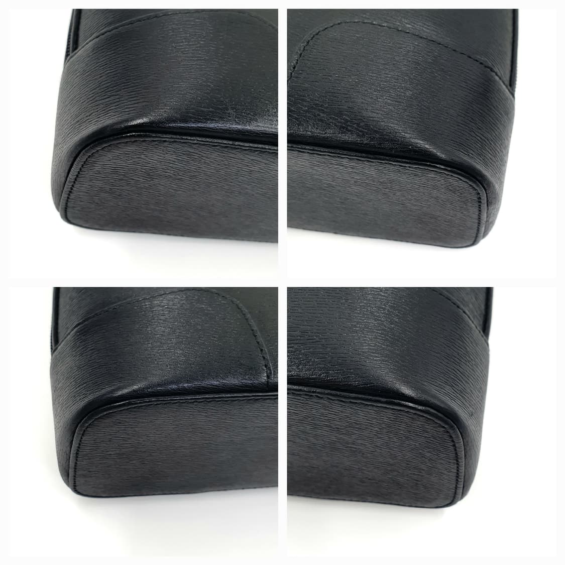 구찌 금장 블랙 가죽 숄더백 토트백 상품이미지9