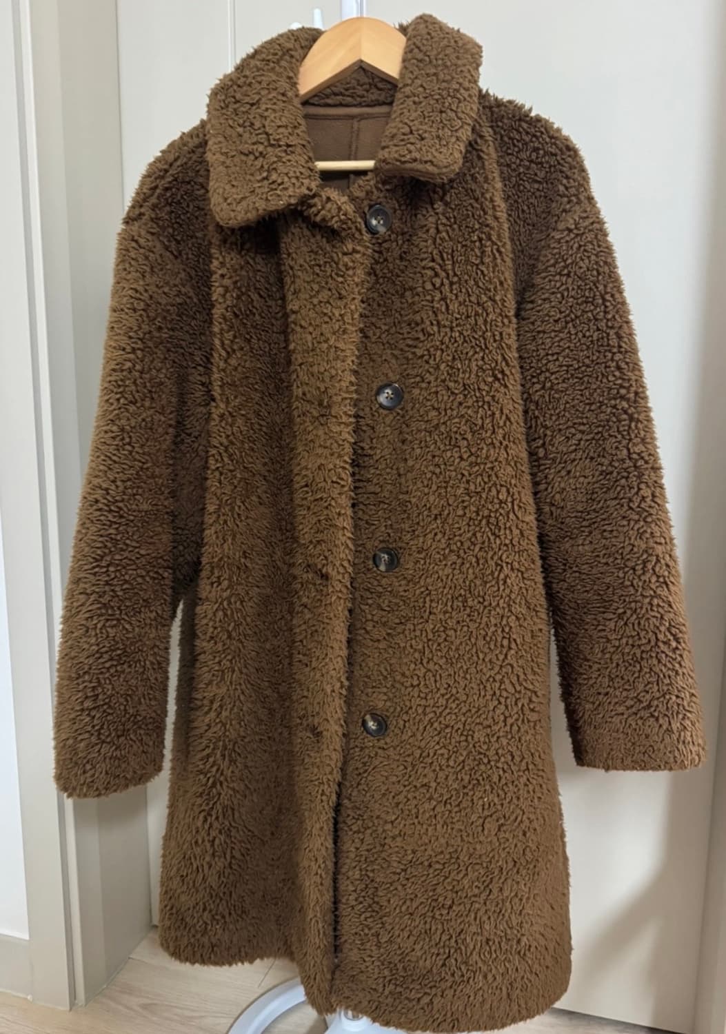 유니클로 뽀글이 롱코트 상품이미지2