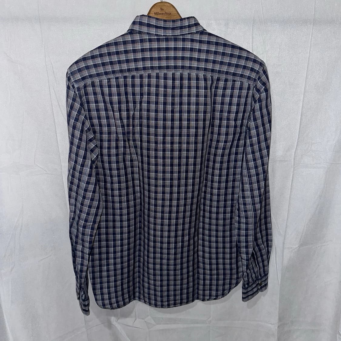 RRL 더블알엘 코튼 린넨 워크셔츠 블루 상품이미지9