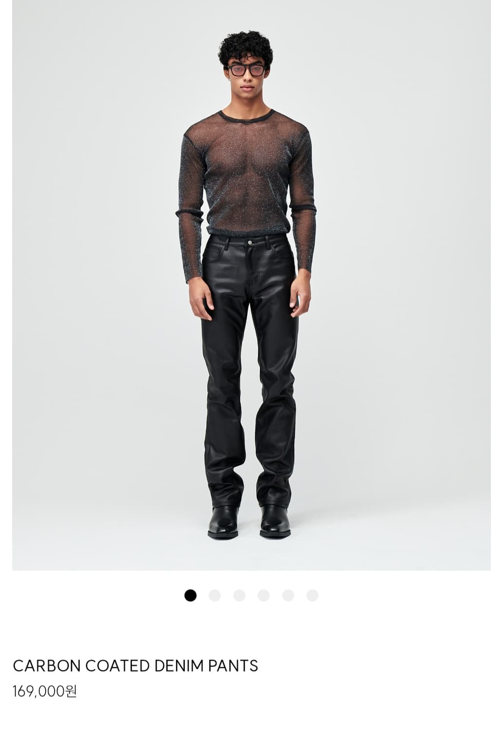 지즈루이즈 카본 코티드 데님팬츠 상품이미지1