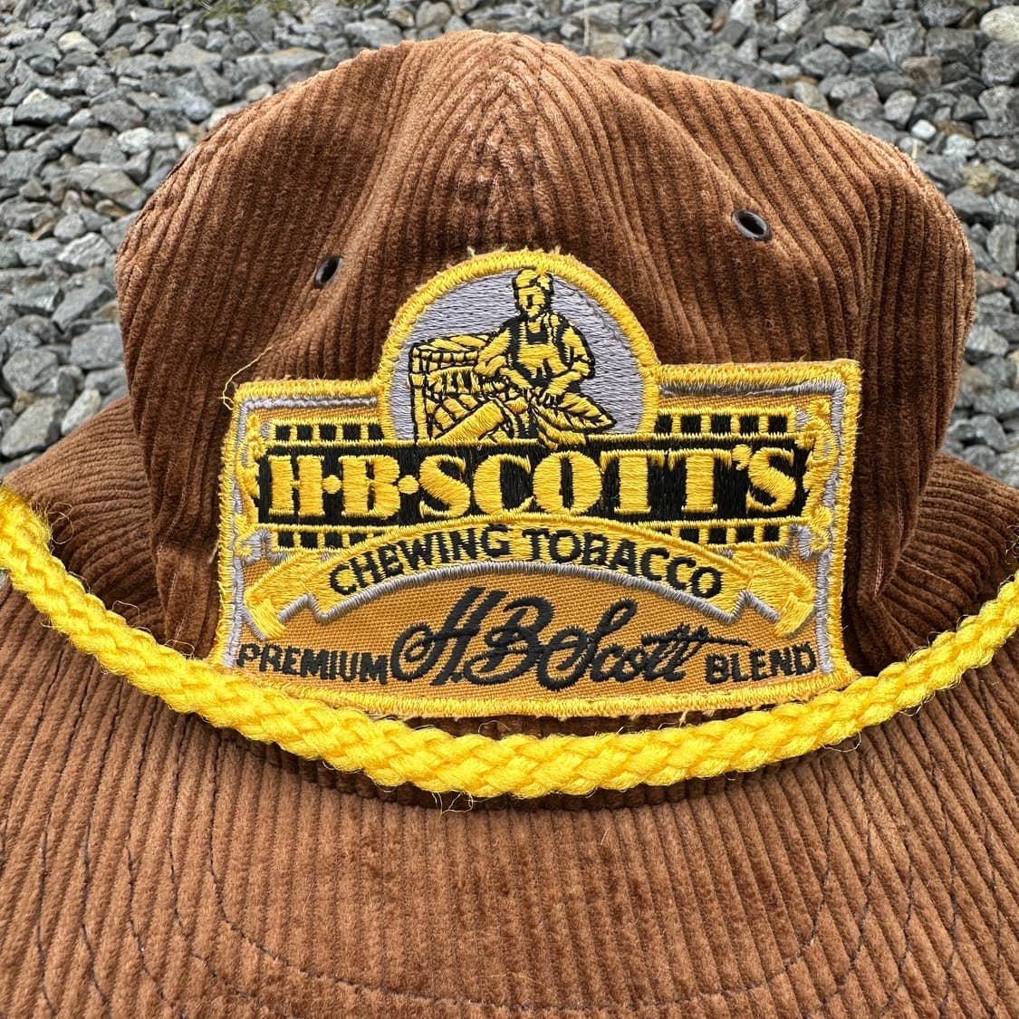 vintage 80's H.B.scotts corduroy cap 상품이미지2