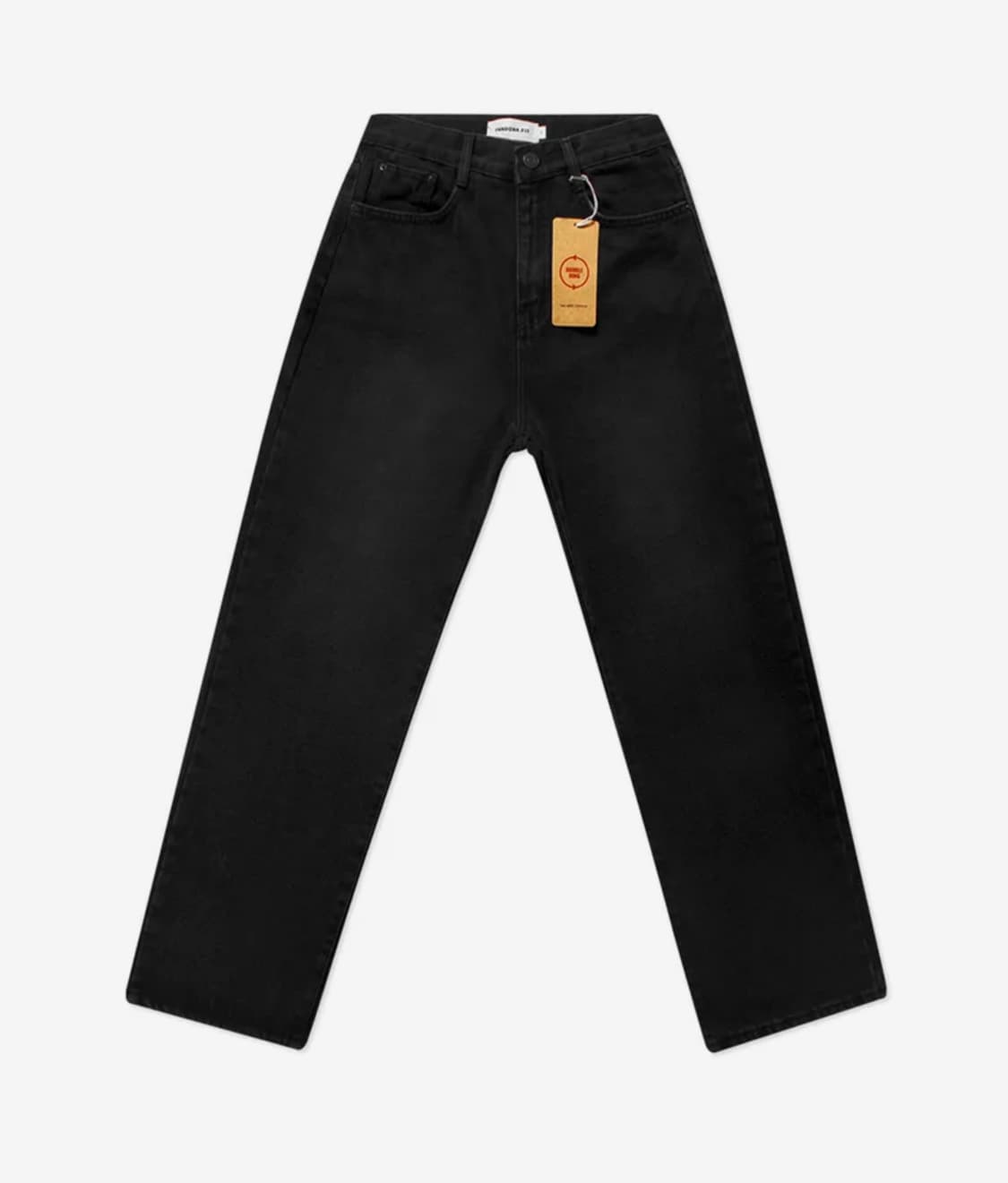 판도라핏 와이드 에보니 데님 M 흑청 상품이미지4