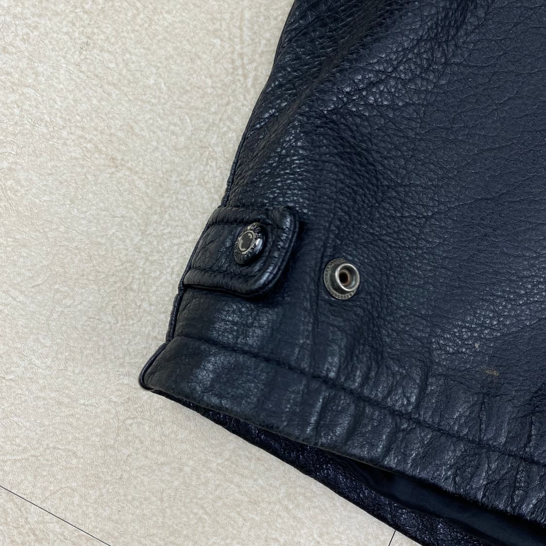 빈티지 소가죽 리얼 레더 자켓 (100) 상품이미지3