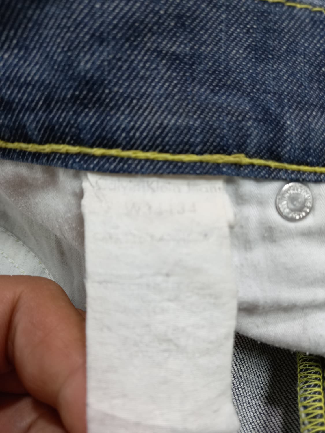 34 CALVIN KLEIN 봄여름용 데미지워싱 스판 일자진 34-596 상품이미지8