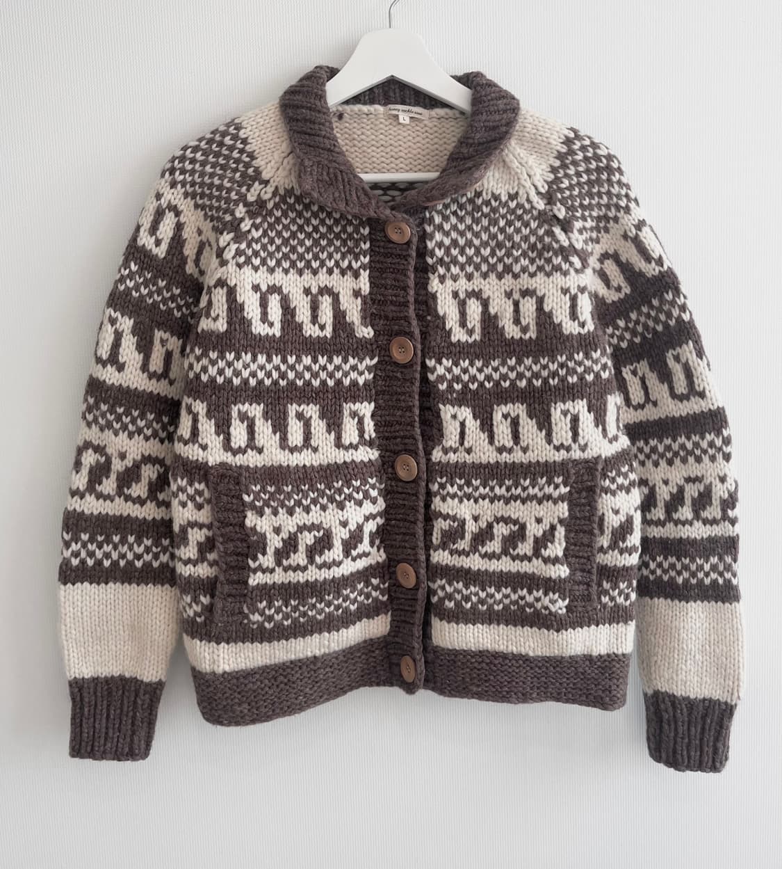 울 100 가디건 상품이미지2