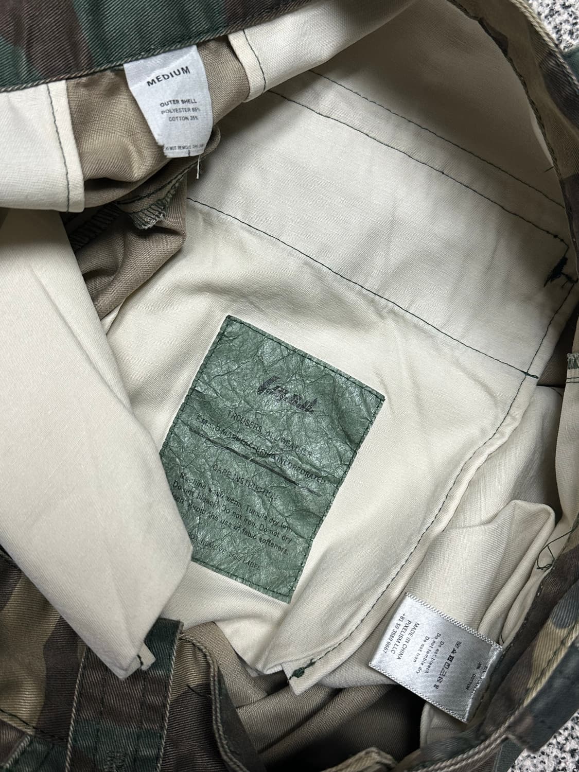 Fostex mcd 카모 파라슈트 팬츠 상품이미지5