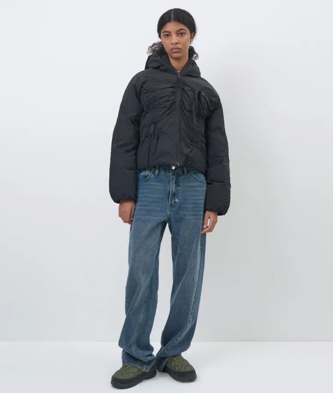 파르티멘토 패딩 블랙 새제품 상품이미지1