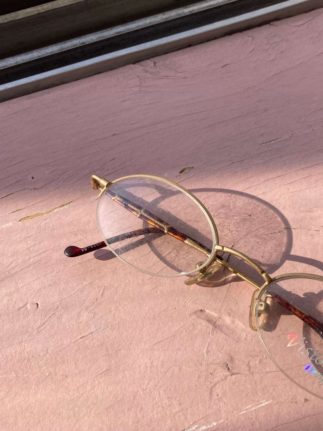 빈티지 레오파드 오벌 안경 상품이미지2
