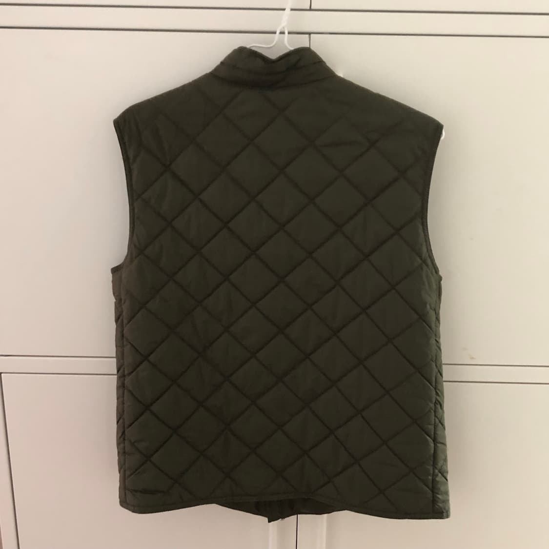 폴로 랄프로렌 퀄팅 누빔 베스트 조끼 카키 상품이미지4