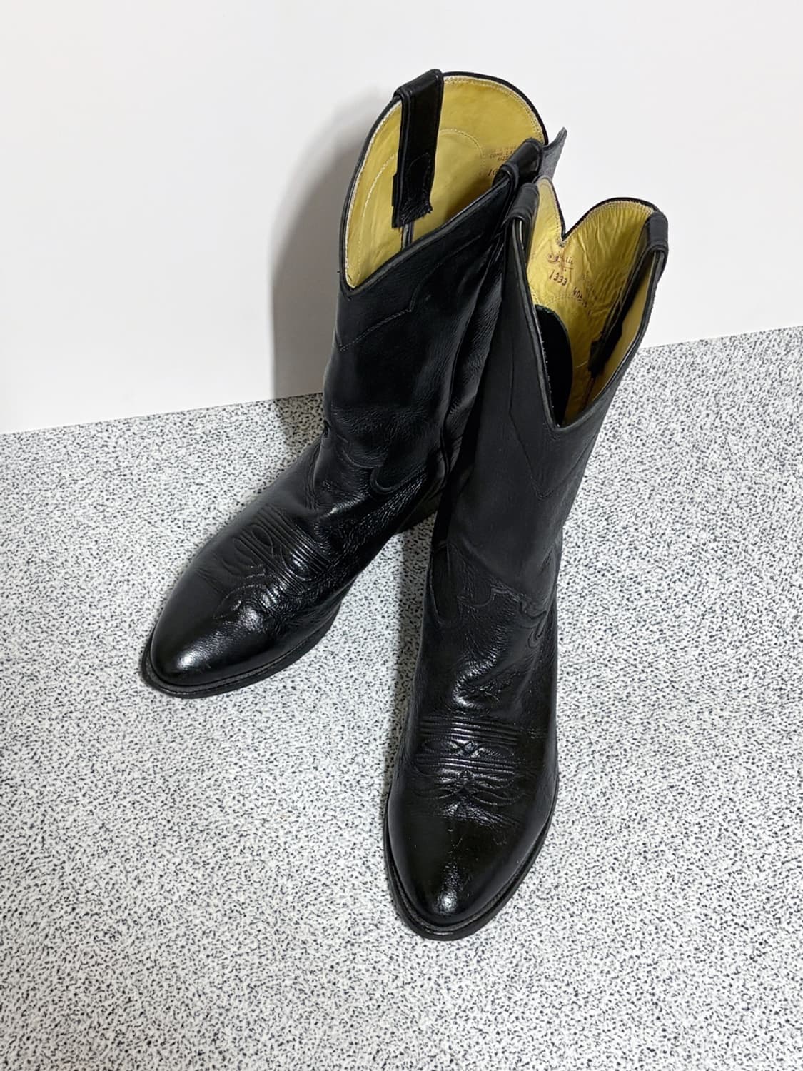 80s 빈티지 저스틴 7333 웨스턴 부츠 Made in USA 상품이미지2