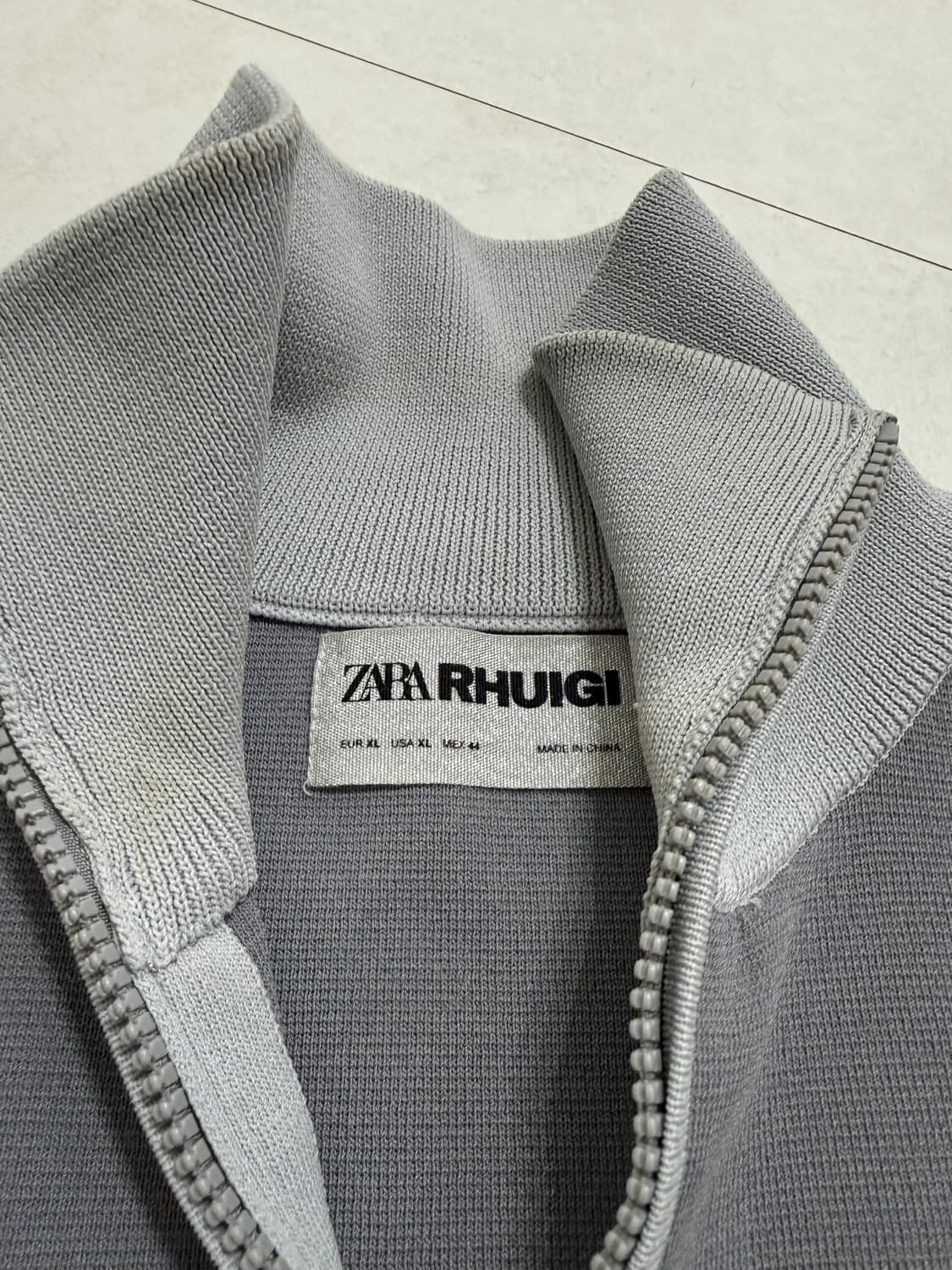 자라 x 루기 ZARA x rhuigi 니트 하프 집업 풀오버 XL 상품이미지5