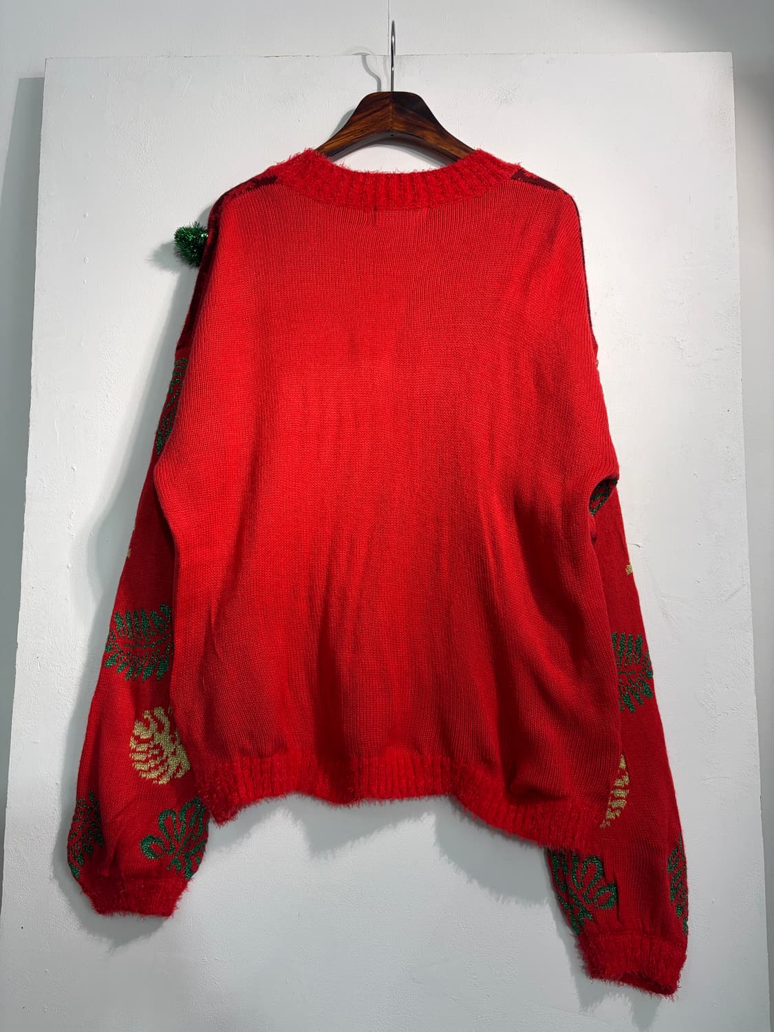 U.S.A. 크리스마스 플라밍고 어글리니트 L (종소리) 어글리스웨터 상품이미지2