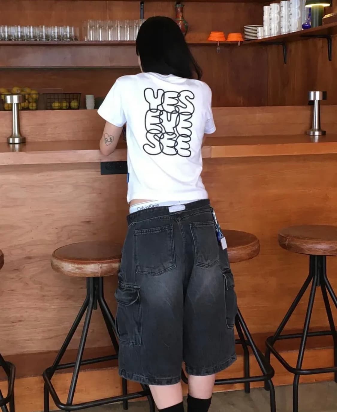 [yeseyesee]C-Logo Kids Tee White 상품이미지3