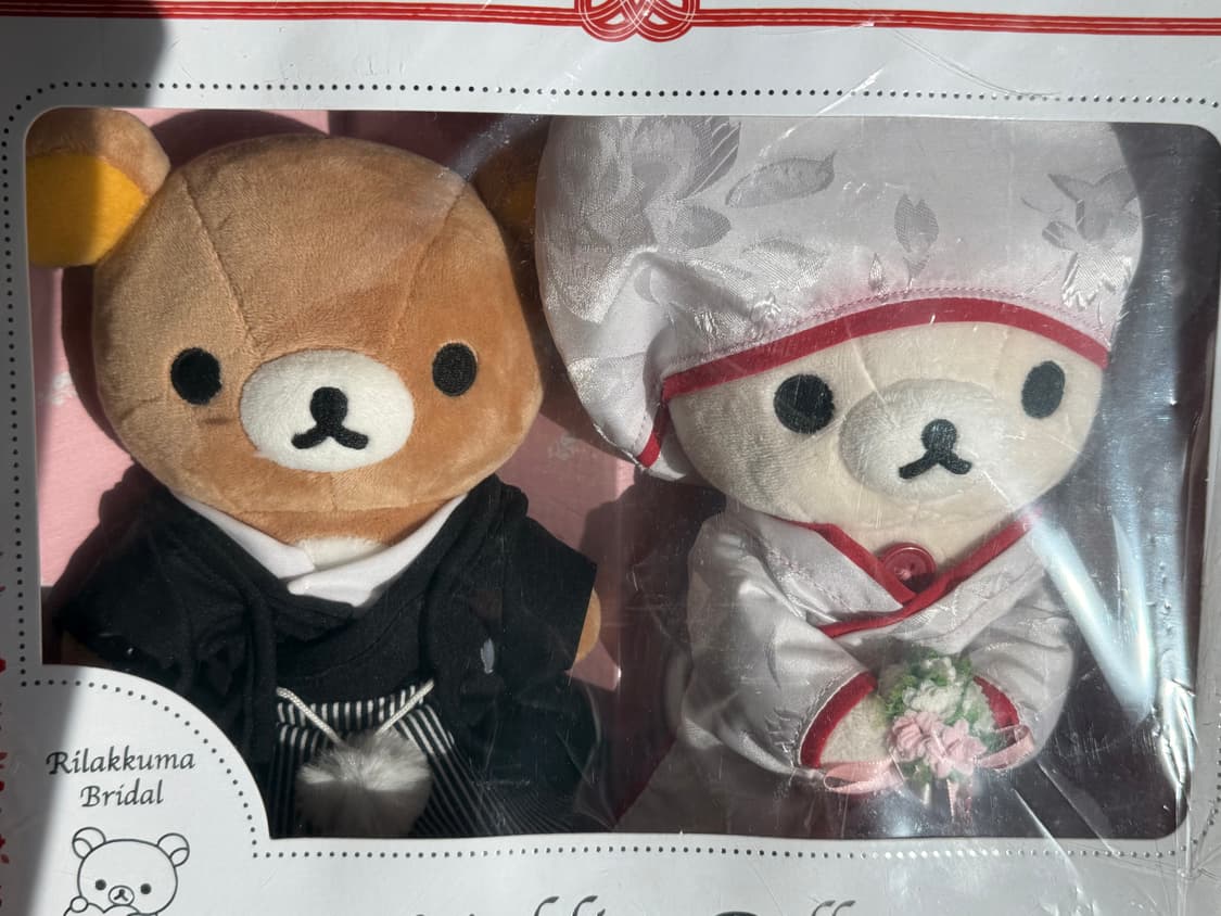 고전 리락쿠마 브라이덜 웨딩돌 결혼식 혼례 기모노 상품이미지2